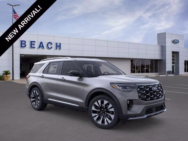 2026 Carbonized Gray Metallic Ford Explorer Platinum 4X4 SUV