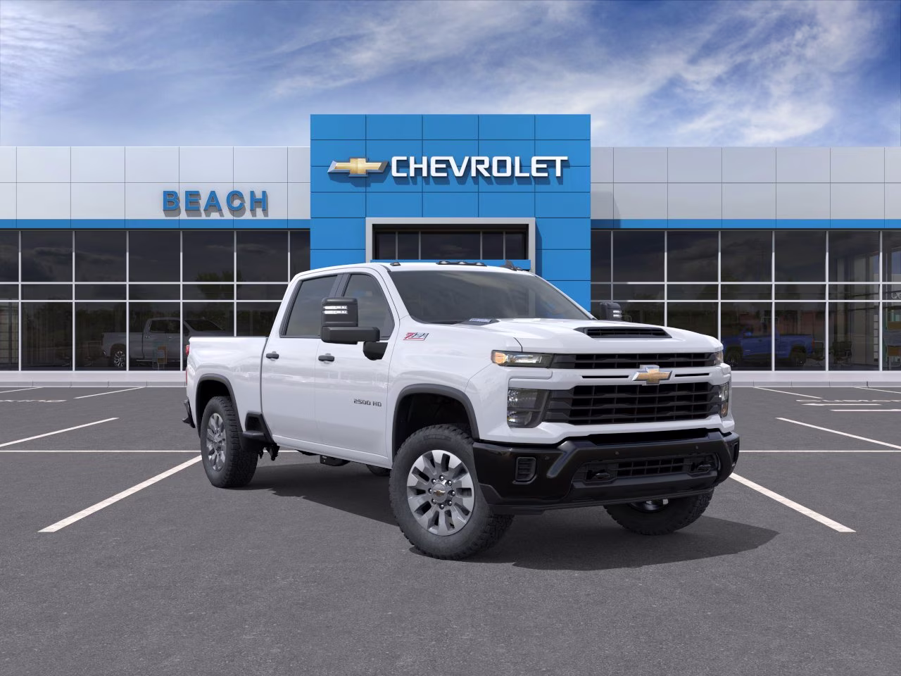 2026 Summit White Chevrolet Silverado 2500 HD Custom 4X4 Truck