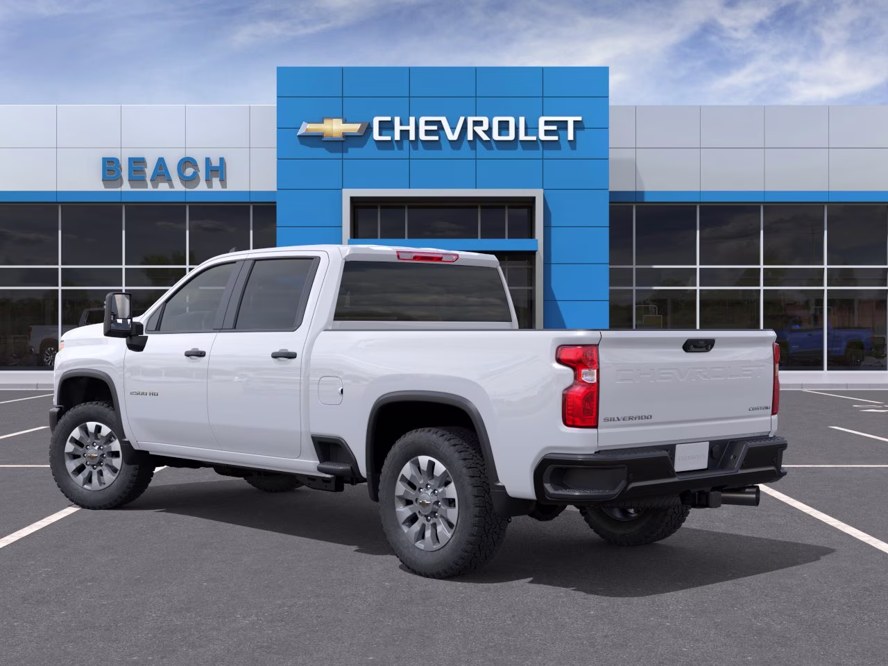 2026 Summit White Chevrolet Silverado 2500 HD Custom 4X4 Truck