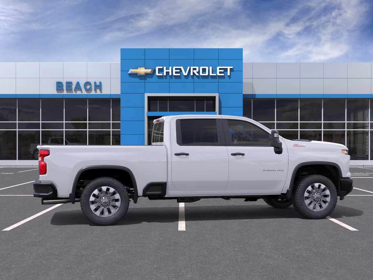 2026 Summit White Chevrolet Silverado 2500 HD Custom 4X4 Truck