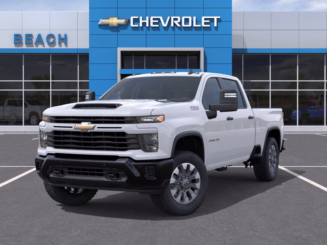 2026 Summit White Chevrolet Silverado 2500 HD Custom 4X4 Truck