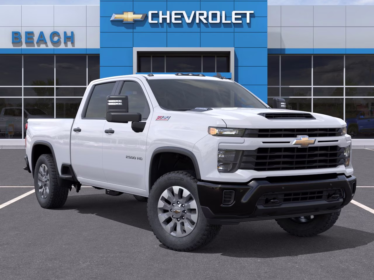 2026 Summit White Chevrolet Silverado 2500 HD Custom 4X4 Truck