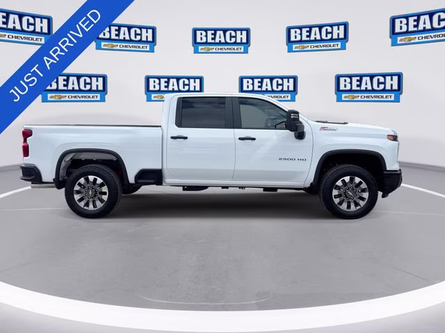 2026 Summit White Chevrolet Silverado 2500 HD Custom 4X4 Truck