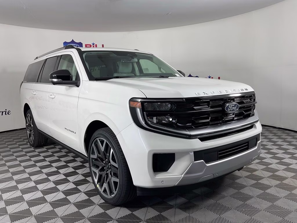 2026 White Metallic Ford Expedition Max Platinum 4X4 SUV