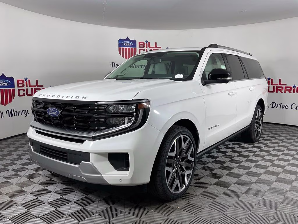 2026 White Metallic Ford Expedition Max Platinum 4X4 SUV