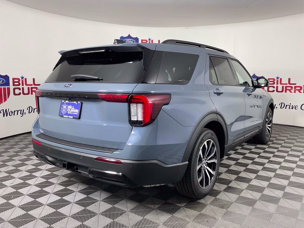 2026 Blue Ford Explorer ST-Line RWD SUV
