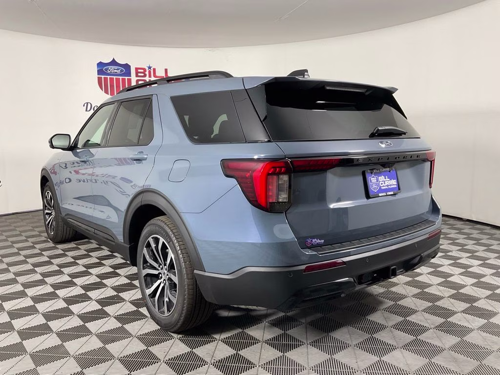 2026 Blue Ford Explorer ST-Line RWD SUV