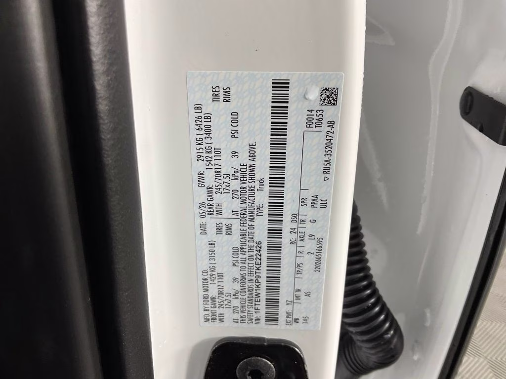 2026 Oxford White Ford F-150 XL RWD Truck