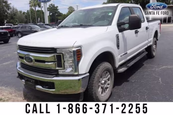 2019 White Ford Super Duty F-250 SRW XL 4X4 Truck