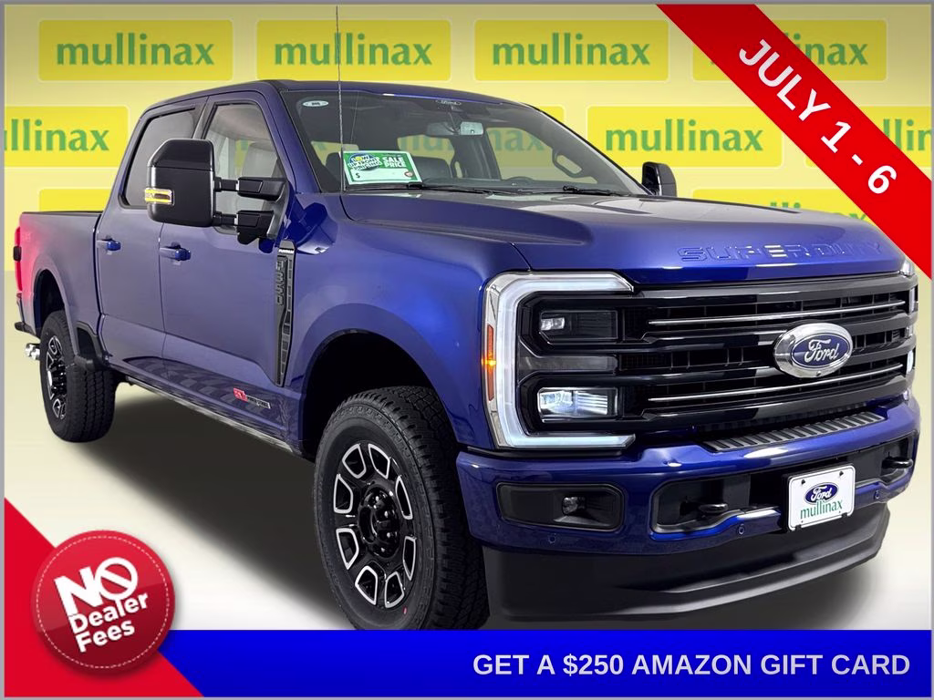 2026 Argon Blue Metallic Ford Super Duty F-350 SRW Platinum 4X4 Truck