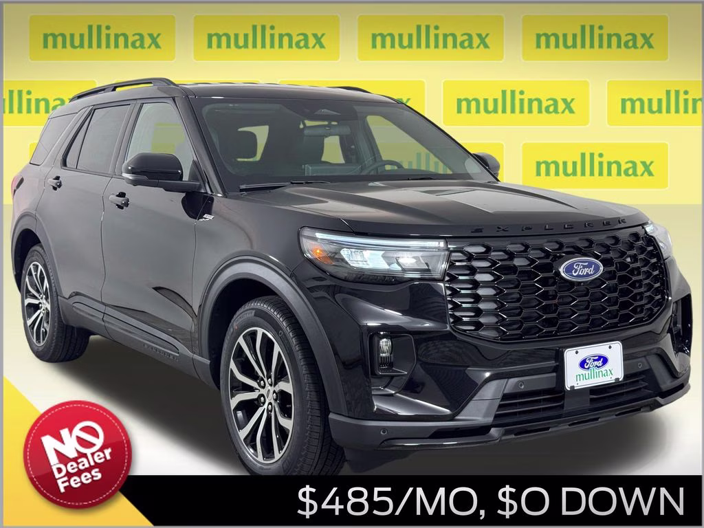 2026 Agate Black Metallic Ford Explorer ST-Line RWD SUV
