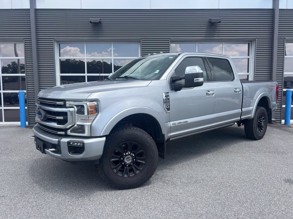 2020 Iconic Silver Metallic Ford Super Duty F-250 SRW Platinum 4X4 Truck