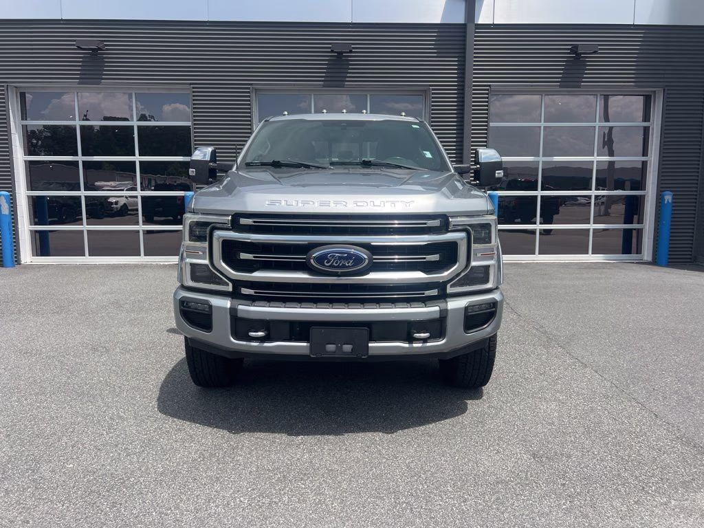 2020 Iconic Silver Metallic Ford Super Duty F-250 SRW Platinum 4X4 Truck