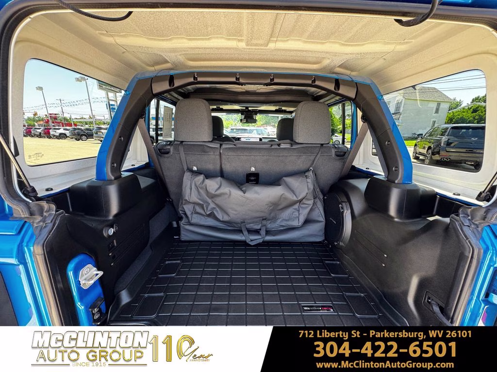 2024 Hydro Blue Pearl Coat Jeep Wrangler Sahara 4X4 SUV