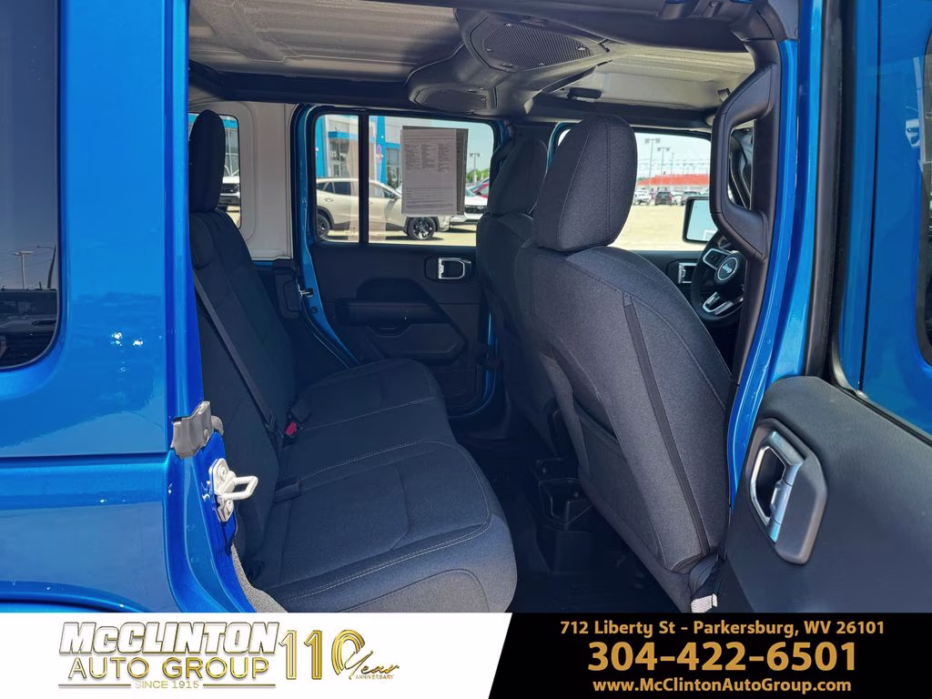 2024 Hydro Blue Pearl Coat Jeep Wrangler Sahara 4X4 SUV