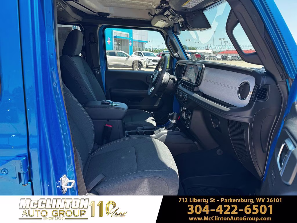 2024 Hydro Blue Pearl Coat Jeep Wrangler Sahara 4X4 SUV