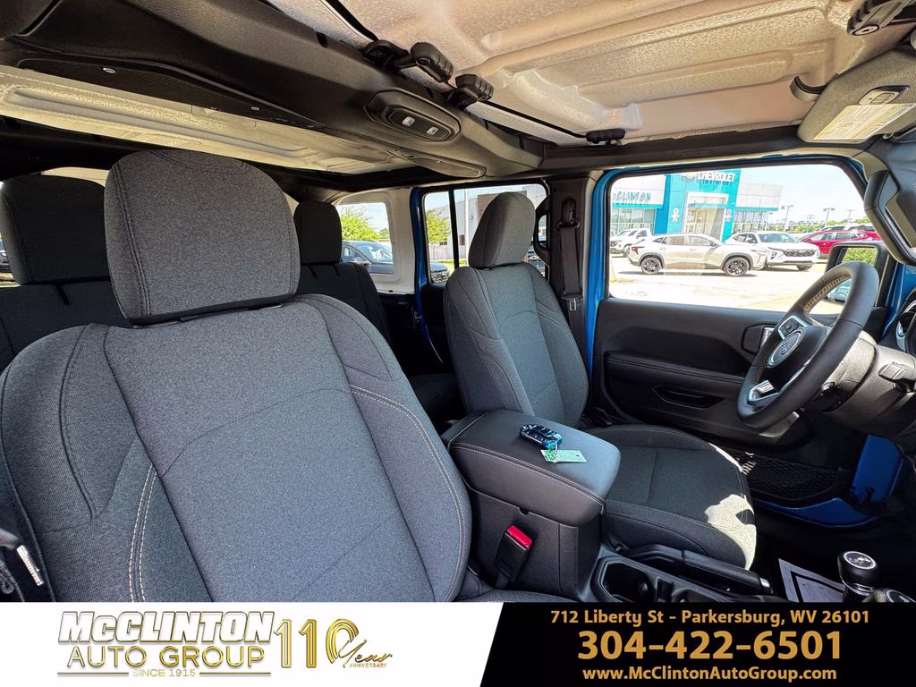 2024 Hydro Blue Pearl Coat Jeep Wrangler Sahara 4X4 SUV