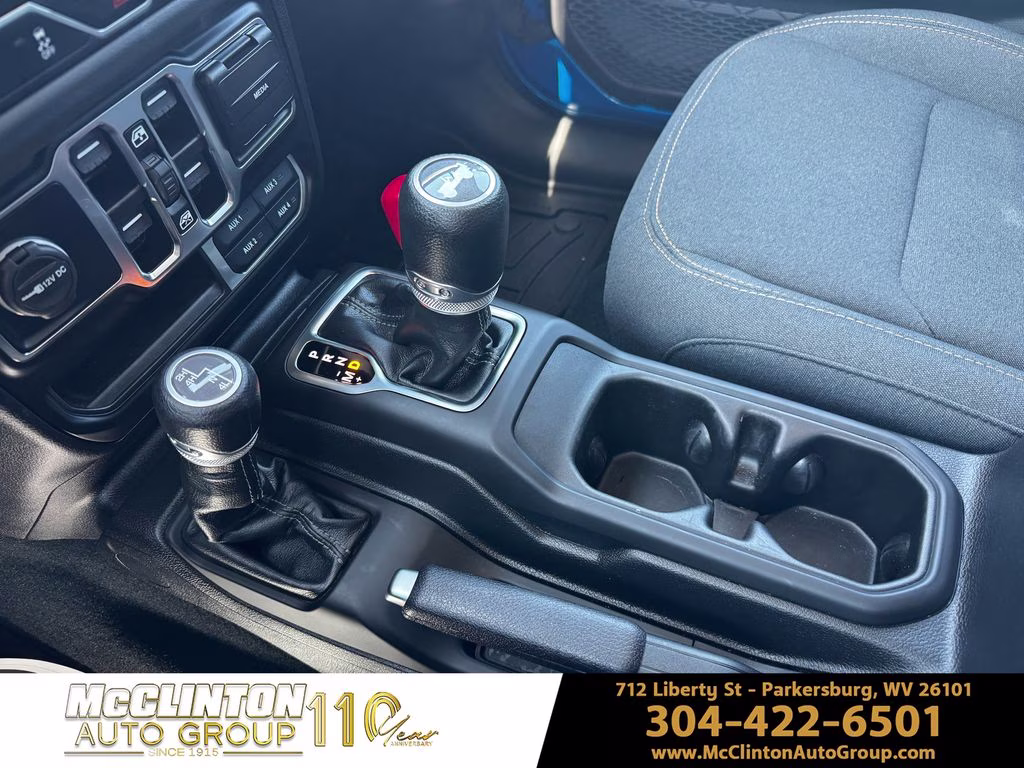 2024 Hydro Blue Pearl Coat Jeep Wrangler Sahara 4X4 SUV