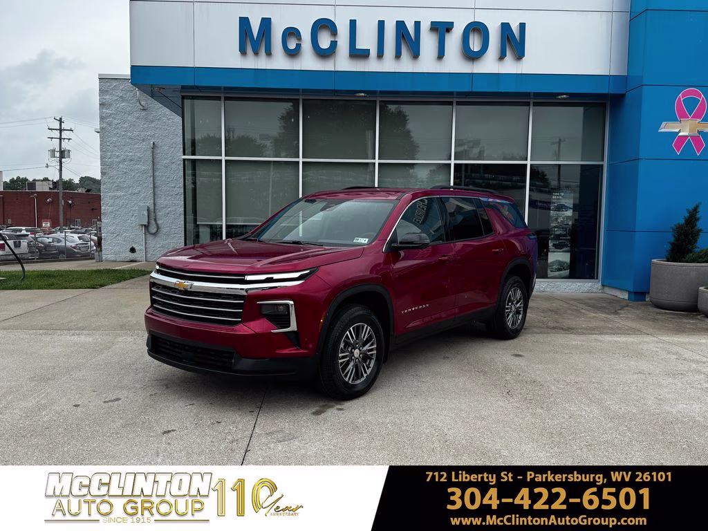 2026 Radiant Red Tintcoat Chevrolet Traverse LT AWD SUV