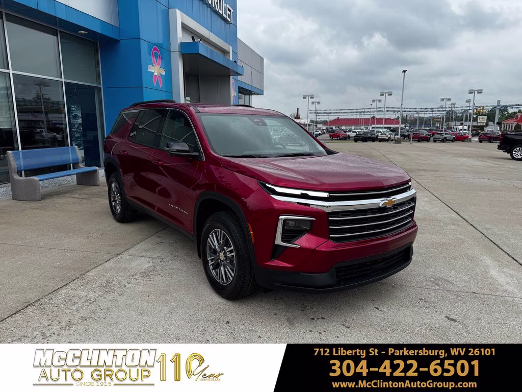 2026 Radiant Red Tintcoat Chevrolet Traverse LT AWD SUV