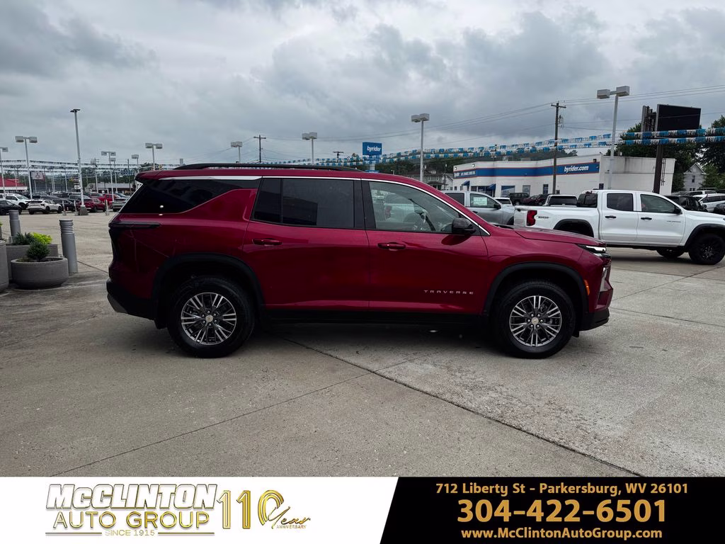2026 Radiant Red Tintcoat Chevrolet Traverse LT AWD SUV