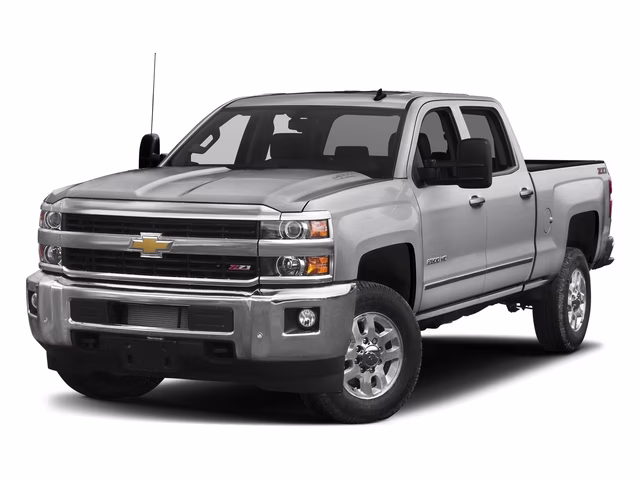 2017 Silver Chevrolet Silverado LTZ 4X4 Truck