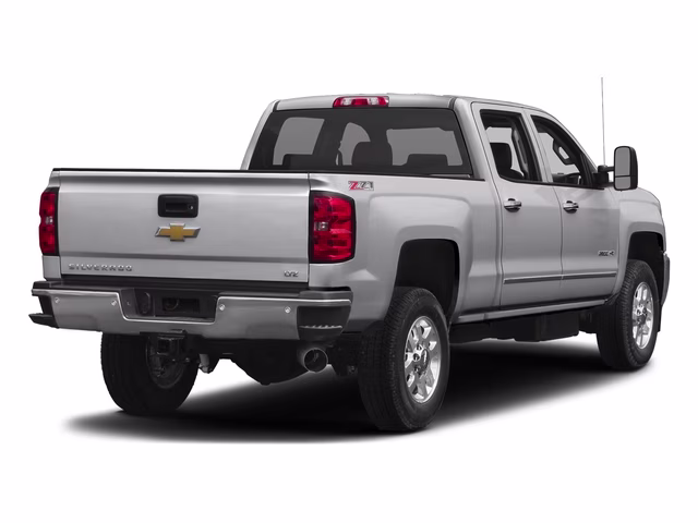 2017 Silver Chevrolet Silverado LTZ 4X4 Truck
