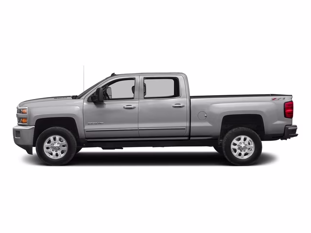 2017 Silver Chevrolet Silverado LTZ 4X4 Truck