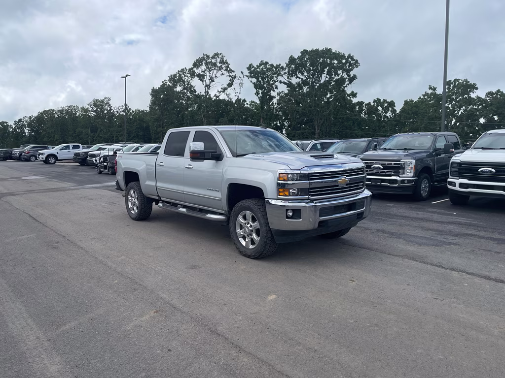 2017 Silver Ice Metallic Chevrolet Silverado LTZ 4X4 Truck