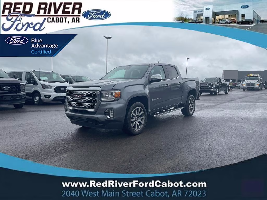 2022 Satin Steel Metallic GMC Canyon 4WD Denali 4X4 Truck
