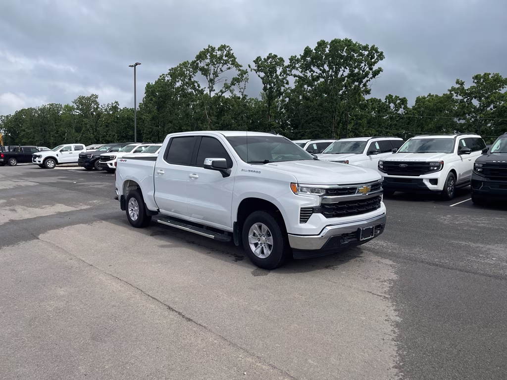 2025 Summit White Chevrolet Silverado LT 4X4 Truck