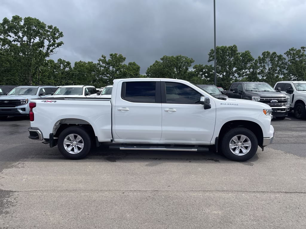 2025 Summit White Chevrolet Silverado LT 4X4 Truck