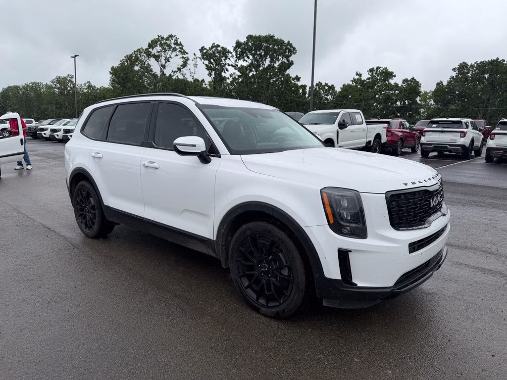 2022 Glacial White Pearl Kia Telluride EX AWD SUV