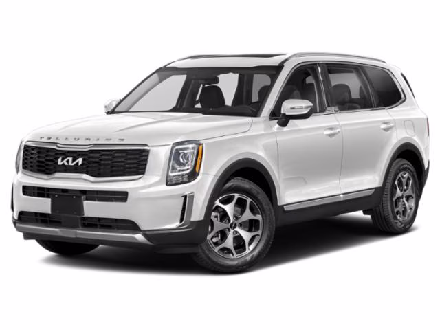 2022 White Kia Telluride EX AWD Crossover
