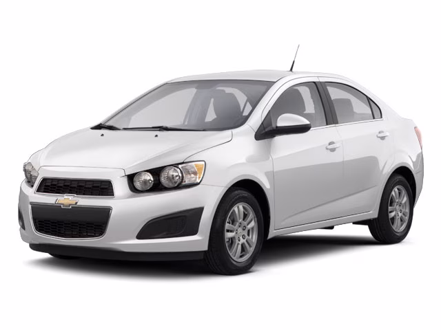 2012 White Chevrolet Sonic LT FWD Sedan