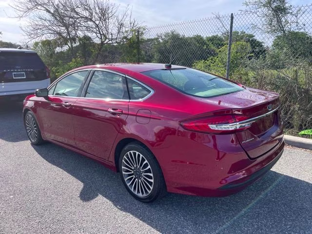 2017 Ruby Red Ford Fusion SE FWD Sedan