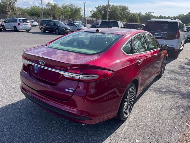 2017 Ruby Red Ford Fusion SE FWD Sedan