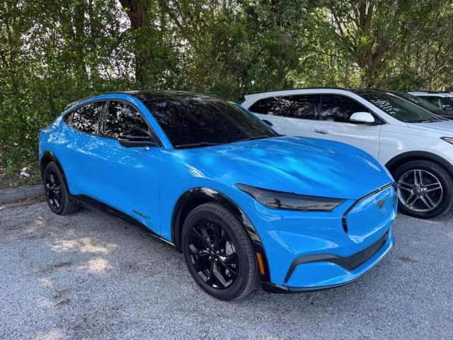 2023 Grabber Blue Metallic Ford Mustang Mach-E Premium AWD SUV