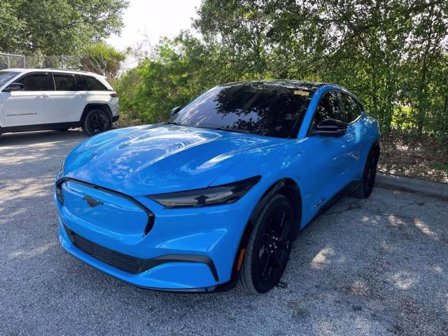 2023 Grabber Blue Metallic Ford Mustang Mach-E Premium AWD SUV