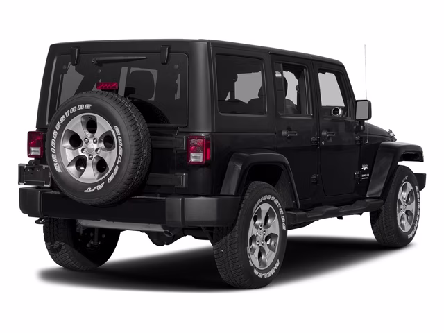 2017 Black Clearcoat Jeep Wrangler Unlimited Sahara 4X4 SUV