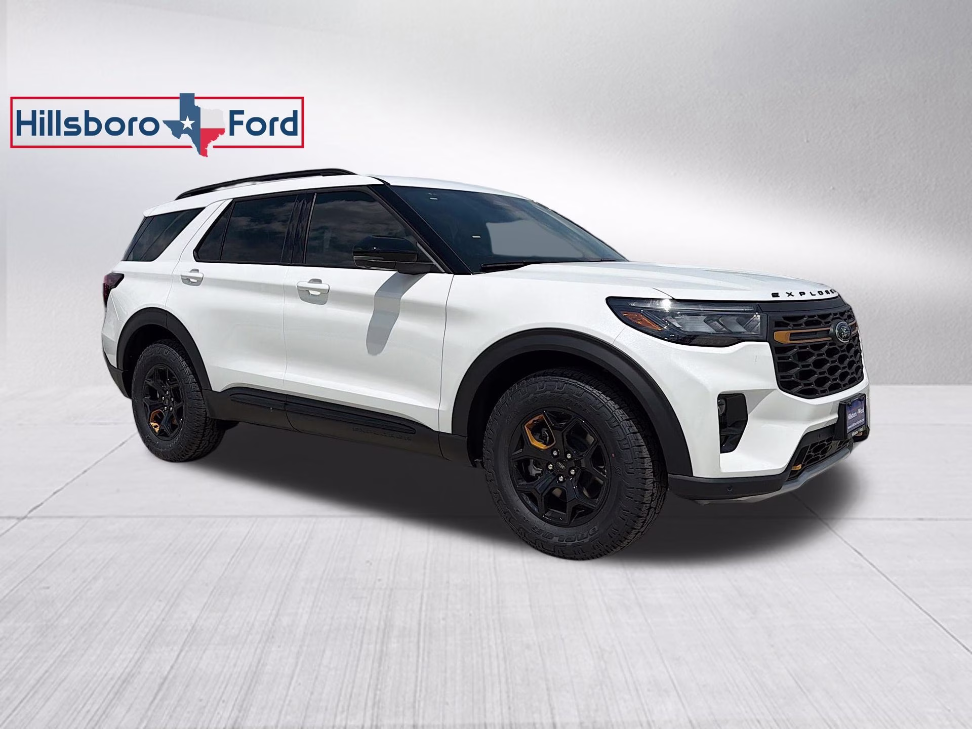 2026 Star White Metallic Tri-Coat Ford Explorer Tremor 4X4 SUV