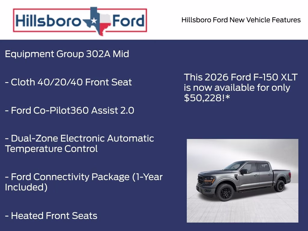 2026 Carbonized Gray Metallic Ford F-150 XLT RWD Truck