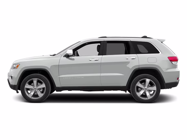 2014 Bright White Clearcoat Jeep Grand Cherokee Overland 4X4 SUV