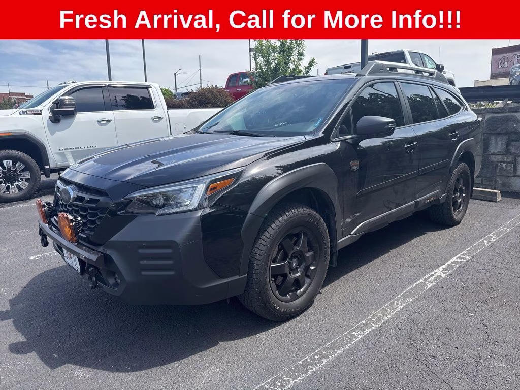 2022 Crystal Black Silica Subaru Outback Wilderness AWD SUV