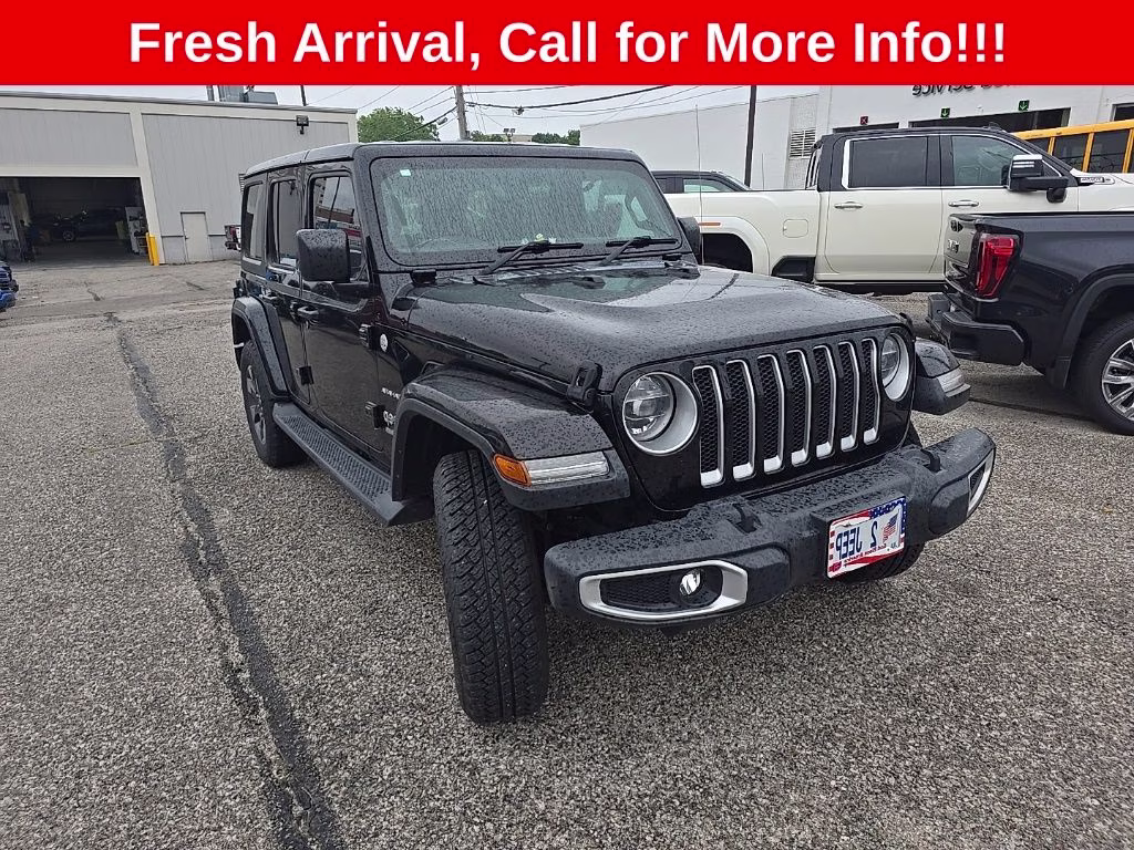 2019 Black Clearcoat Jeep Wrangler Unlimited Sahara 4X4 SUV