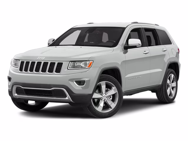 2014 Bright White Clearcoat Jeep Grand Cherokee Overland 4X4 SUV