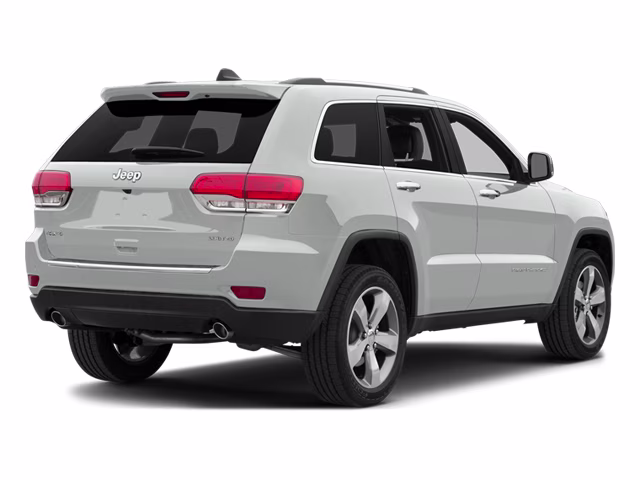 2014 Bright White Clearcoat Jeep Grand Cherokee Overland 4X4 SUV