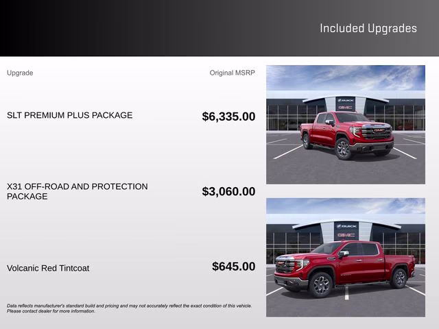 2026 Volcanic Red Tintcoat GMC Sierra 1500 SLT 4X4 Truck