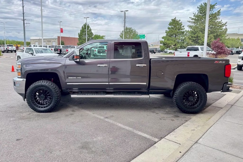 2015 Tungsten Metallic Chevrolet Silverado 3500HD LTZ 4X4 Truck