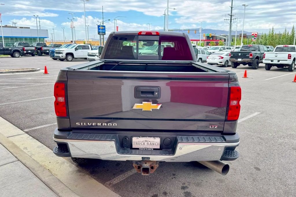 2015 Tungsten Metallic Chevrolet Silverado 3500HD LTZ 4X4 Truck